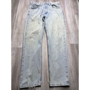Vintage GAP Slim Fit Dad Jeans Mens 36x32 Blue Denim Light Wash Straight Leg Y2K
